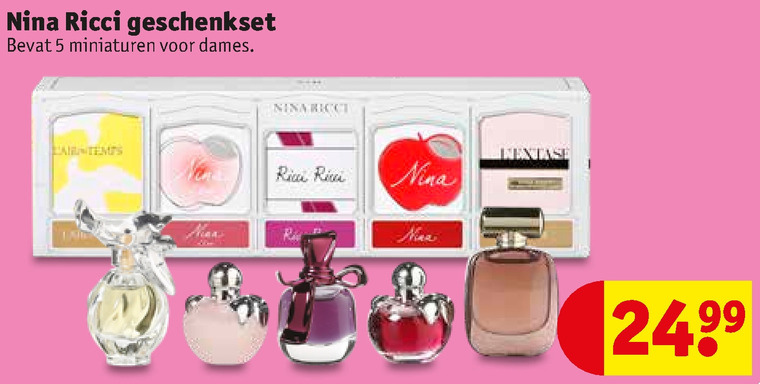 Nina Ricci   parfum geschenkset folder aanbieding bij  Kruidvat - details