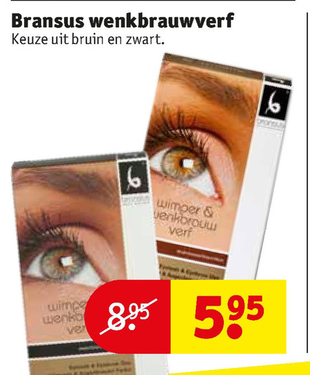 Bransus   wenkbrauwpoeder folder aanbieding bij  Kruidvat - details