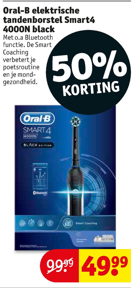 Mogelijk Voorzien verontschuldigen Braun Oral-B electrische tandenborstel folder aanbieding bij Kruidvat -  details