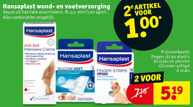 Hansaplast   blaarpleisters, voetpleisters folder aanbieding bij  Kruidvat - details