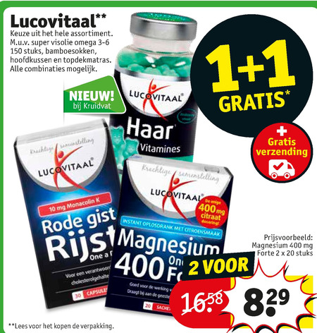 Lucovitaal   voedingssupplement folder aanbieding bij  Kruidvat - details