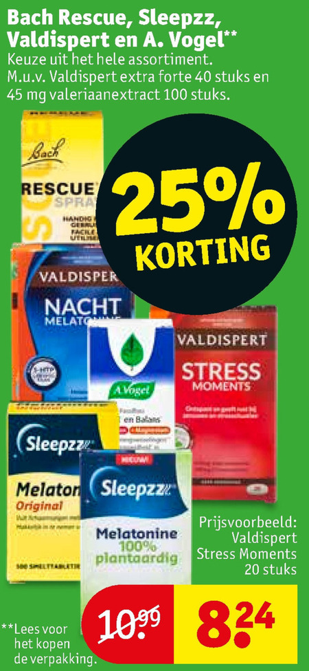 Nietje spectrum afgewerkt Valdispert geurolie, voedingssupplement folder aanbieding bij Kruidvat -  details