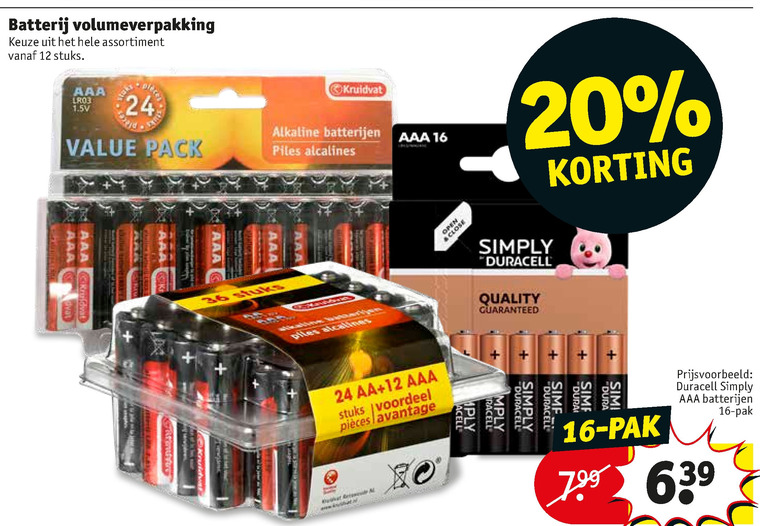 duracell batterijen aanbieding Duracell Kruidvat finnexia.fi