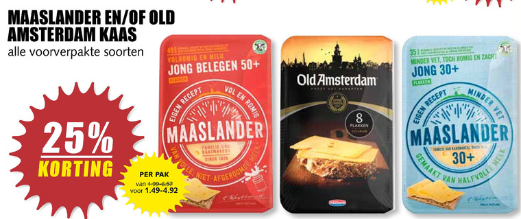 Old Amsterdam   kaas, kaasplakken folder aanbieding bij  MCD Supermarkt Basis - details
