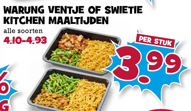 Swietie   surinaamse maaltijd folder aanbieding bij  Boons Markt - details