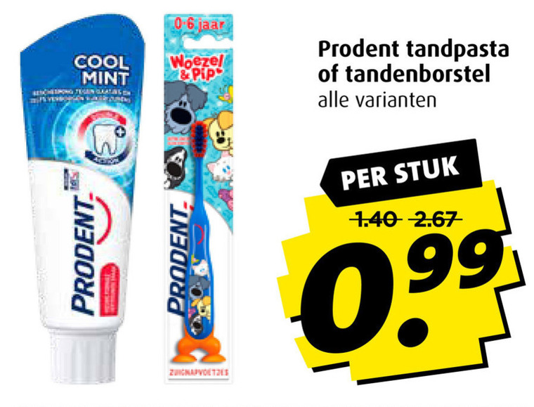 Prodent   tandpasta, tandenborstel folder aanbieding bij  Boni - details