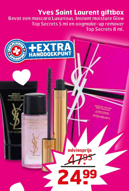 YSL   mascara folder aanbieding bij  Trekpleister - details