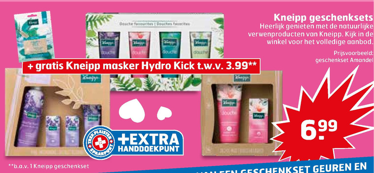 Kneipp   geschenkset folder aanbieding bij  Trekpleister - details