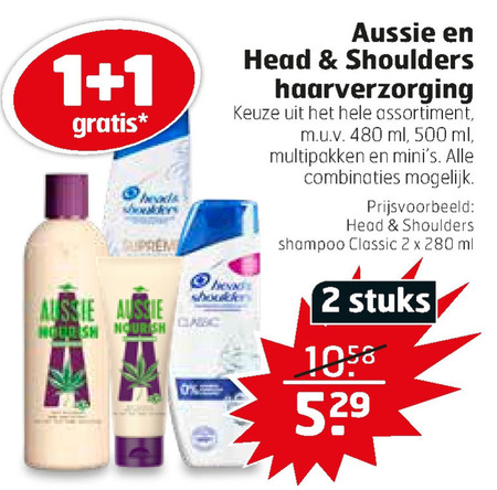 Head and Shoulders   shampoo, haarverzorging folder aanbieding bij  Trekpleister - details