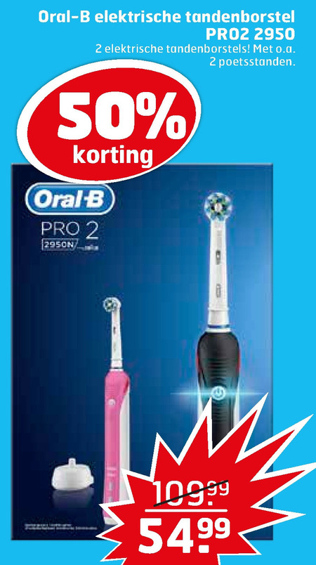 Openbaren pijn Standaard Braun Oral-B electrische tandenborstel folder aanbieding bij Trekpleister -  details