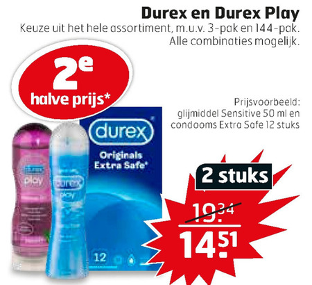 Durex   erotiek, condooms folder aanbieding bij  Trekpleister - details