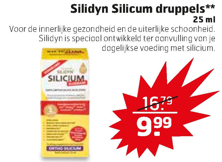 Silidyn   voedingssupplement folder aanbieding bij  Trekpleister - details