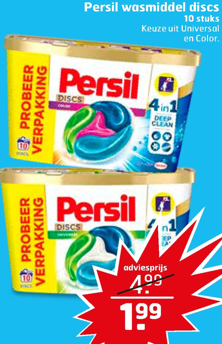 Persil   wasmiddel folder aanbieding bij  Trekpleister - details