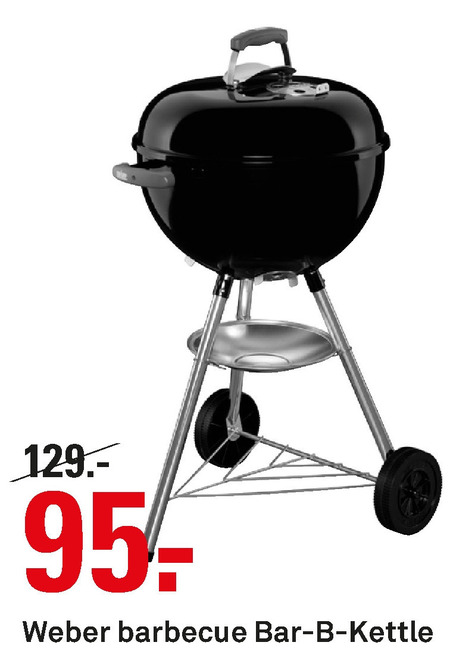 Weber   houtskool barbecue folder aanbieding bij  Karwei - details