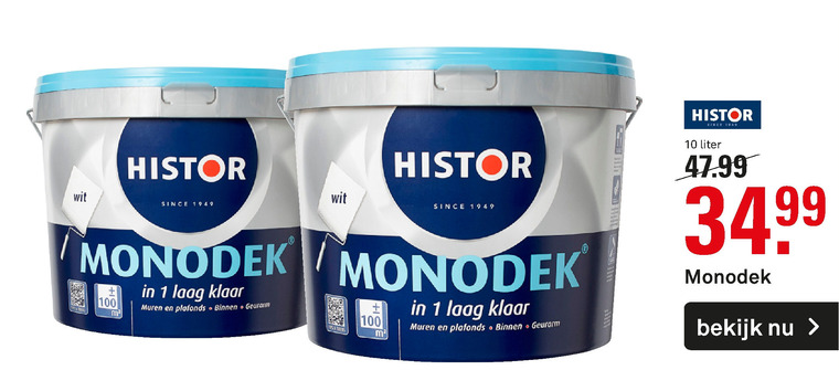 Histor   muurverf folder aanbieding bij  Karwei - details