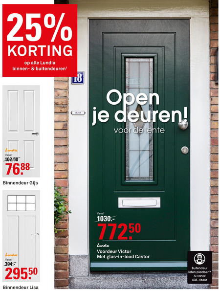 Lundia   deur, buitendeur folder aanbieding bij  Karwei - details