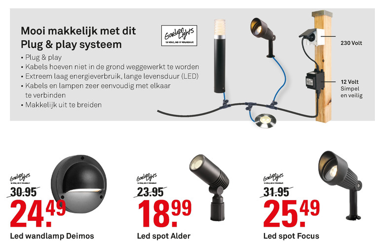 Garden Lights   tuinspot, tuinverlichting folder aanbieding bij  Karwei - details