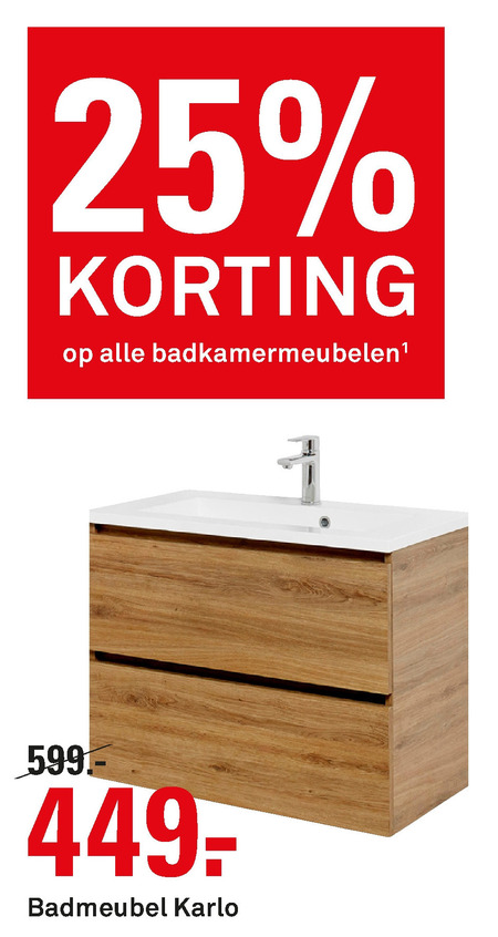 Alle merken   badmeubel folder aanbieding bij  Karwei - details