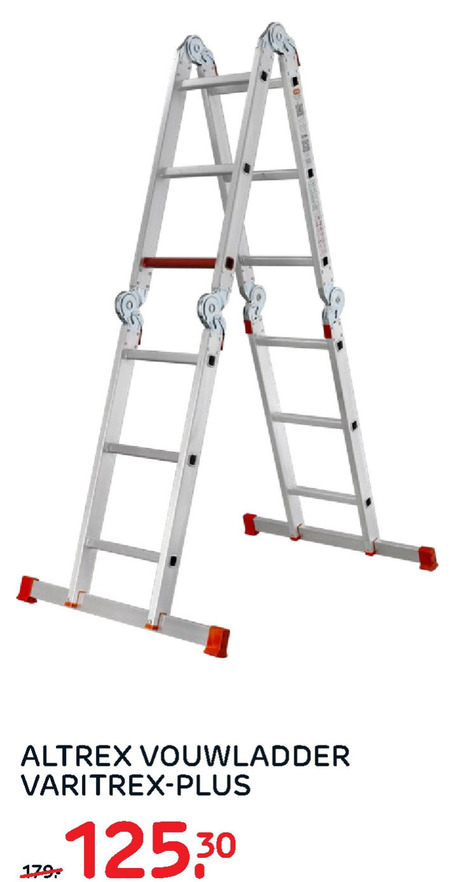 Altrex   vouwladder folder aanbieding bij  Praxis - details