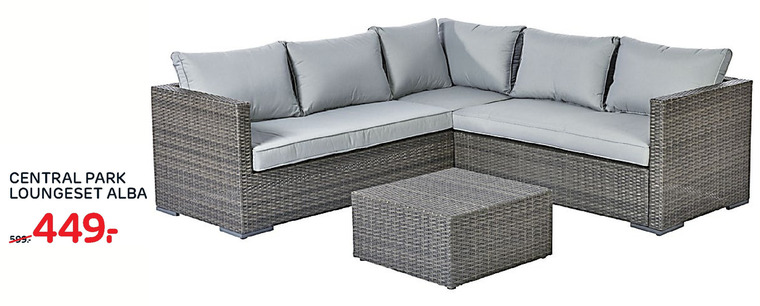 Central Park   loungeset folder aanbieding bij  Praxis - details