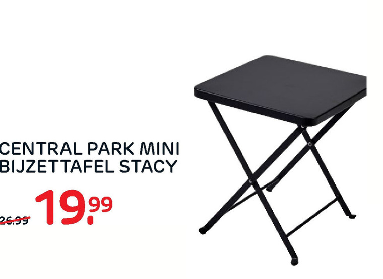 Central Park   bijzettafel folder aanbieding bij  Praxis - details