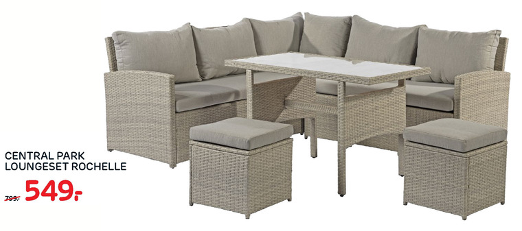 Central Park   loungeset folder aanbieding bij  Praxis - details