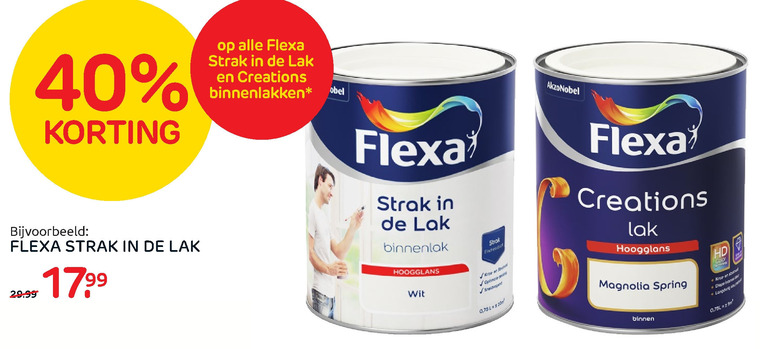 Flexa   lak folder aanbieding bij  Praxis - details