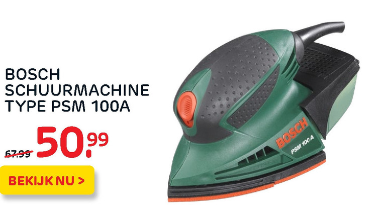 Bosch   schuurmachine folder aanbieding bij  Praxis - details