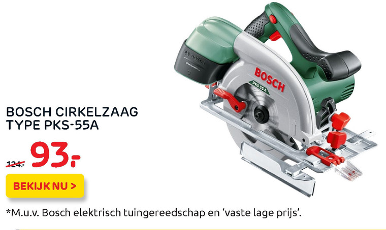 Bosch   handcirkelzaag folder aanbieding bij  Praxis - details