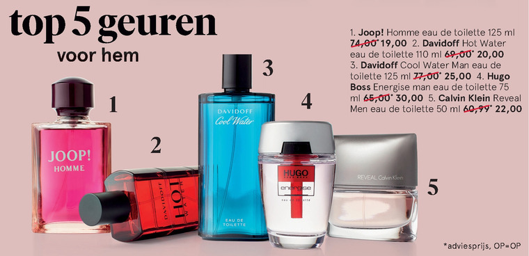 Joop   eau de toilette folder aanbieding bij  Etos - details