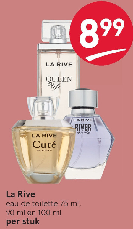 La Rive   eau de toilette folder aanbieding bij  Etos - details