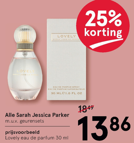 Sarah Jessica Parker   eau de parfum folder aanbieding bij  Etos - details