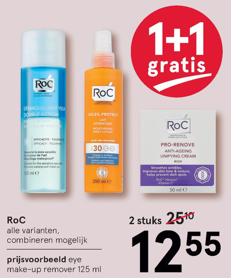 RoC   dagcreme, nachtcreme folder aanbieding bij  Etos - details