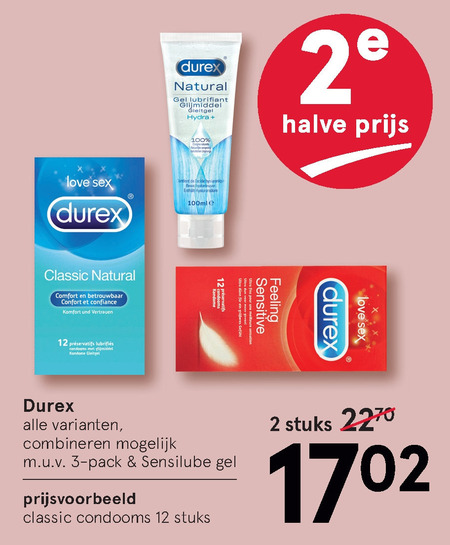 Durex   erotiek, glijmiddel folder aanbieding bij  Etos - details