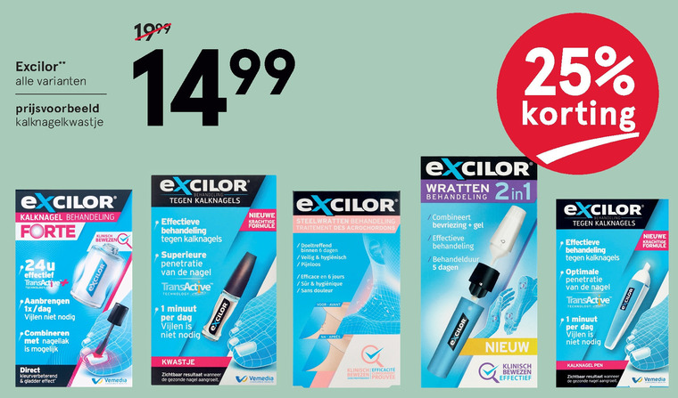 Excilor   wrattenverwijderaar, nagelverzorging folder aanbieding bij  Etos - details