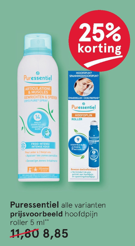 puressentiel   pijnremmer folder aanbieding bij  Etos - details