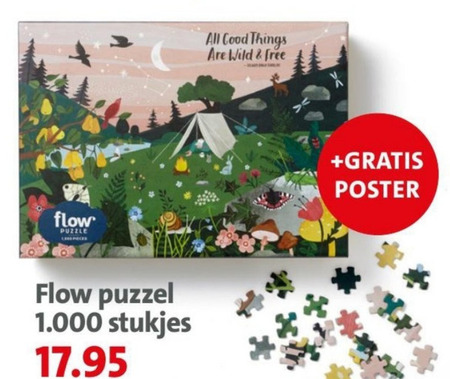 Flow   legpuzzel folder aanbieding bij  Bruna - details