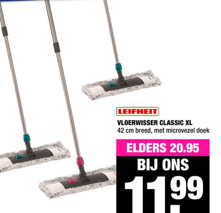 Leifheit   vloerwisser folder aanbieding bij  Big Bazar - details