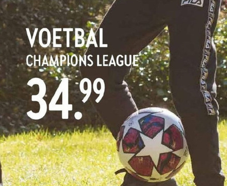 UEFA   voetbal folder aanbieding bij  Perry Sport - details