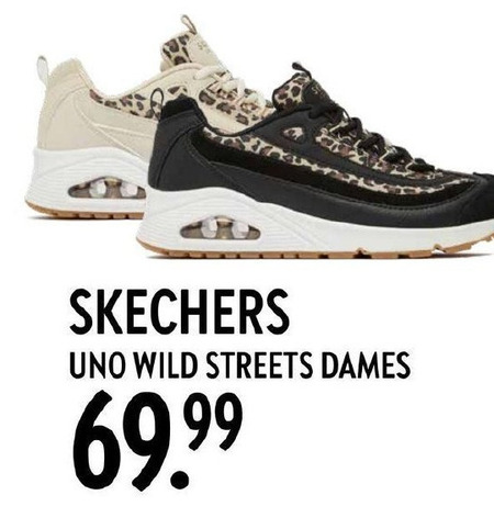 Skechers   dames sneakers folder aanbieding bij  Perry Sport - details