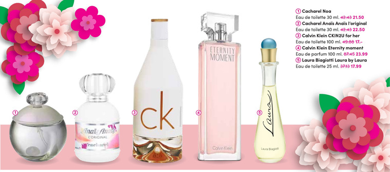 Calvin Klein   eau de toilette folder aanbieding bij  DA - details