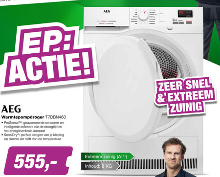 AEG   warmtepompdroger folder aanbieding bij  EP Electronic Partner - details