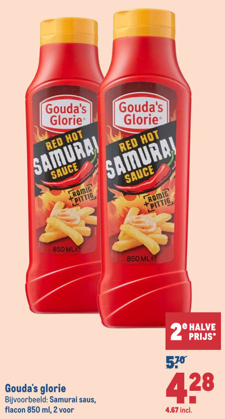 Goudas Glorie   snacksaus folder aanbieding bij  Makro - details