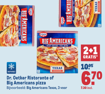 Dr Oetker   diepvriespizza folder aanbieding bij  Makro - details