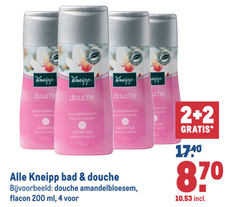 Kneipp   douchegel folder aanbieding bij  Makro - details