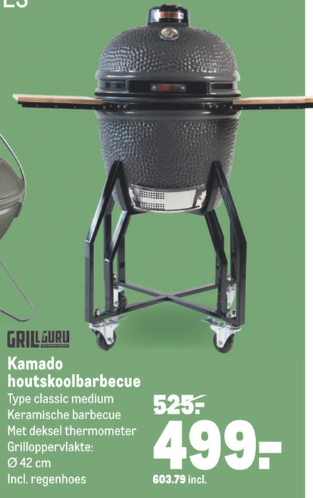 Reizende handelaar Boodschapper per ongeluk Grill Guru houtskool barbecue folder aanbieding bij Makro - details