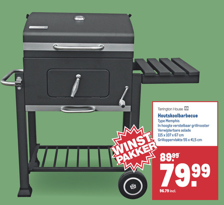 Tarrington House   houtskool barbecue folder aanbieding bij  Makro - details