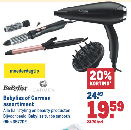 BaByliss   haarverzorgingsapparaten folder aanbieding bij  Makro - details