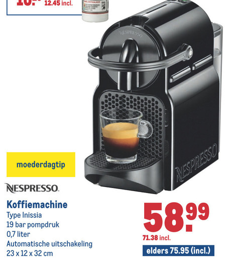 Magimix   nespresso apparaat folder aanbieding bij  Makro - details