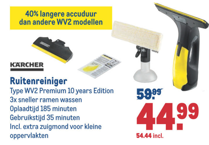 Karcher   ramenwasmachine folder aanbieding bij  Makro - details